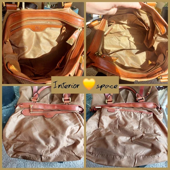 Burberry Prorsum XL bag micro studded hand made in Italy  pinnacle luxury 🖤💛🖤 - Picture 6 of 13